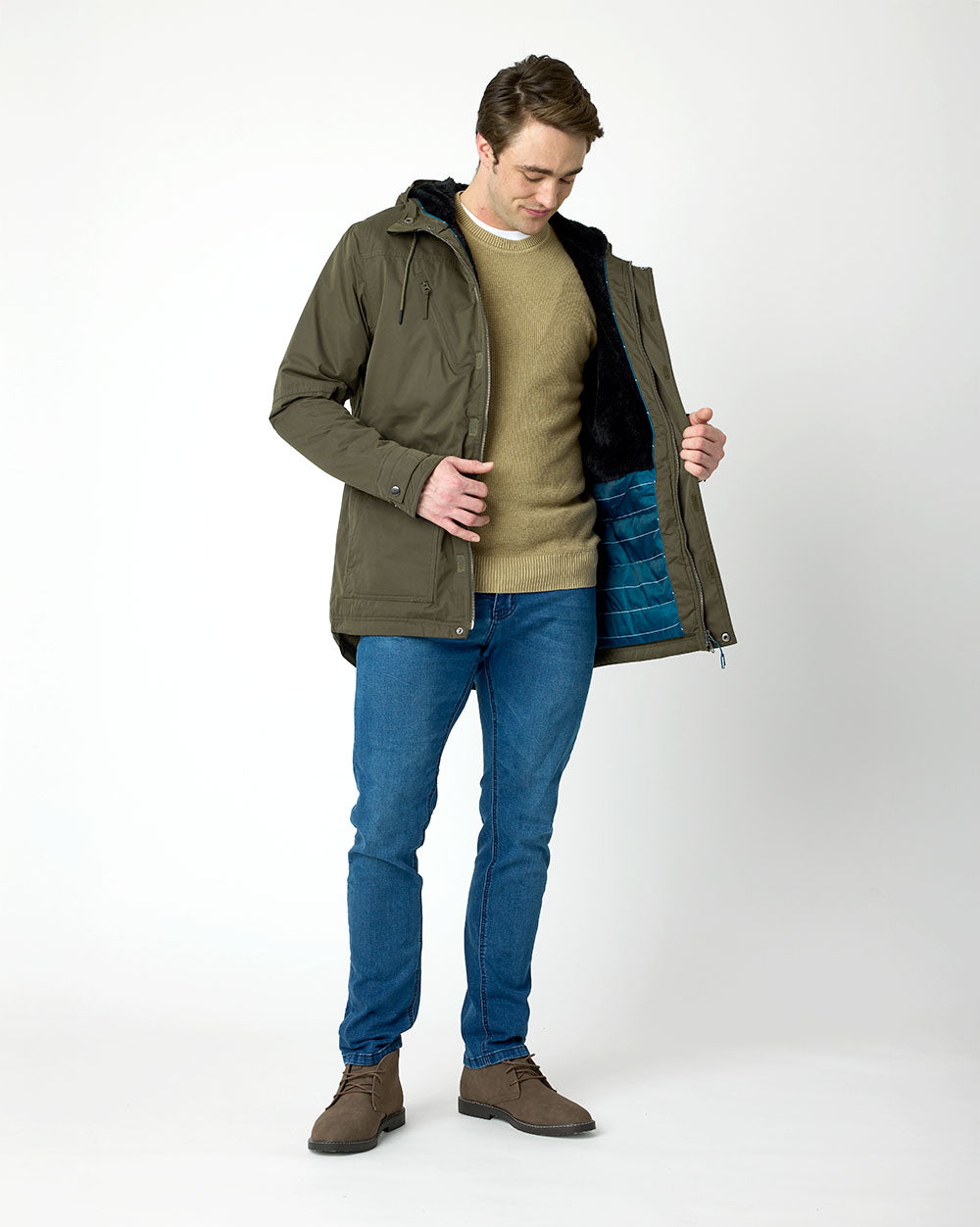 Cirrus Parka in Olive Green