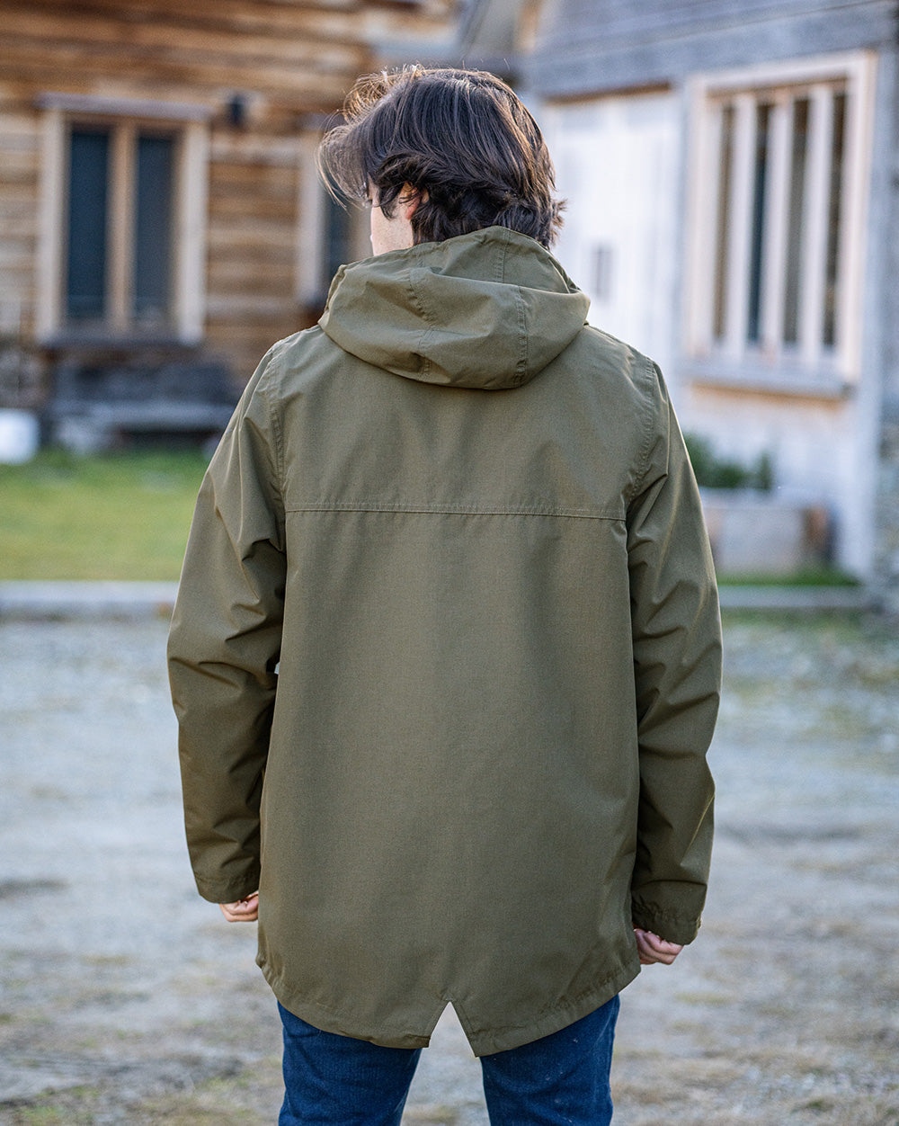 Wolf Jacket in Olive Green