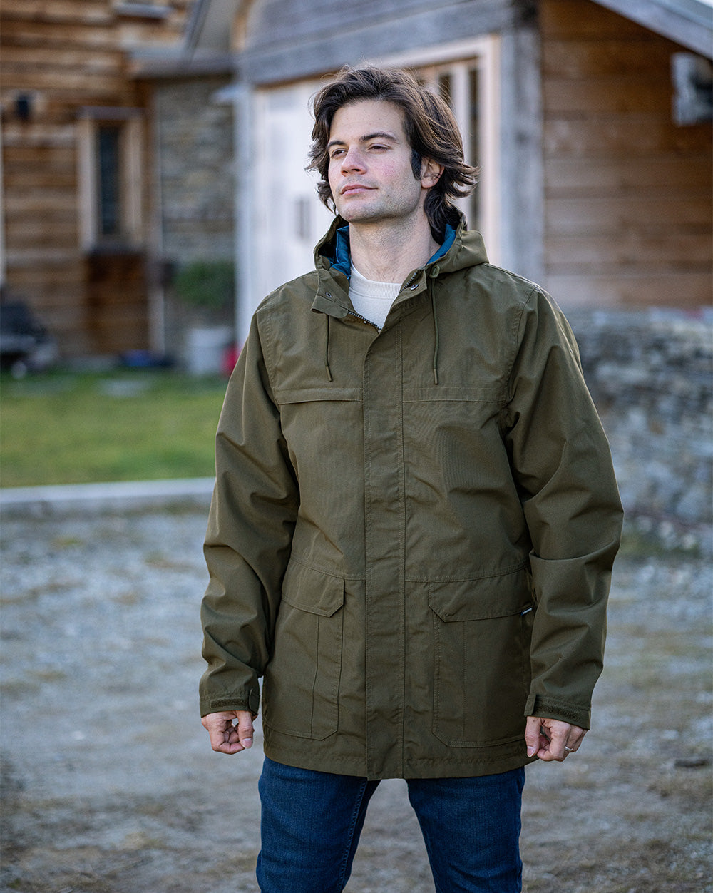 Wolf Jacket in Olive Green