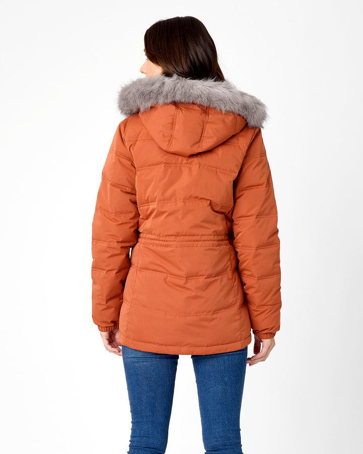 Elara Urban Puffer in Cinnamon