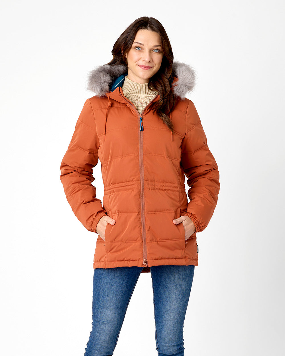 Elara Urban Puffer in Cinnamon