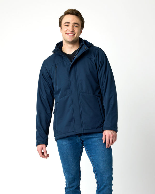 Jones Softshell Coat in Navy