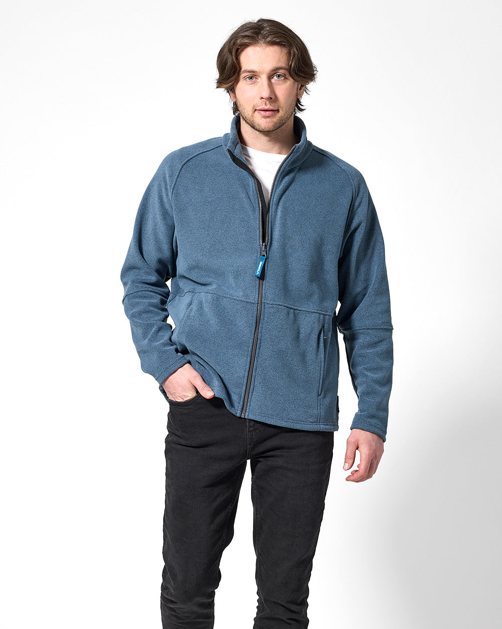 Nangu Jacket in Storm Blue Melange