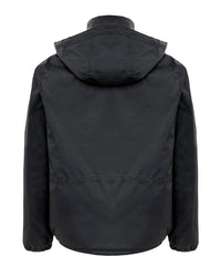 Pilot Jacket with Hood in Black