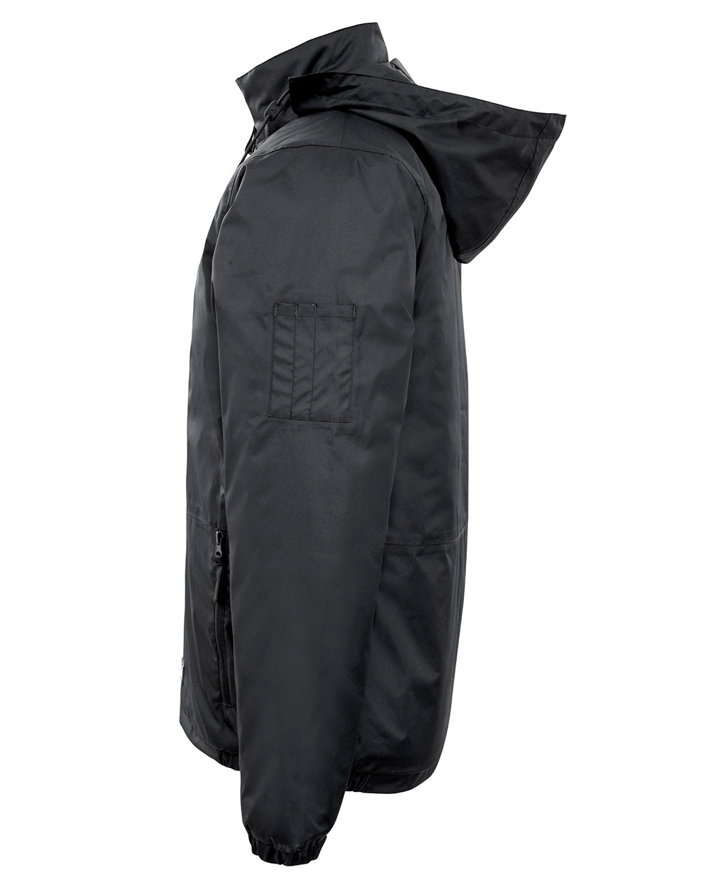 Pilot Jacket with Hood in Black