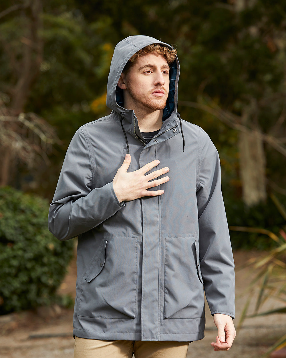 Mens anorak sale rain jacket