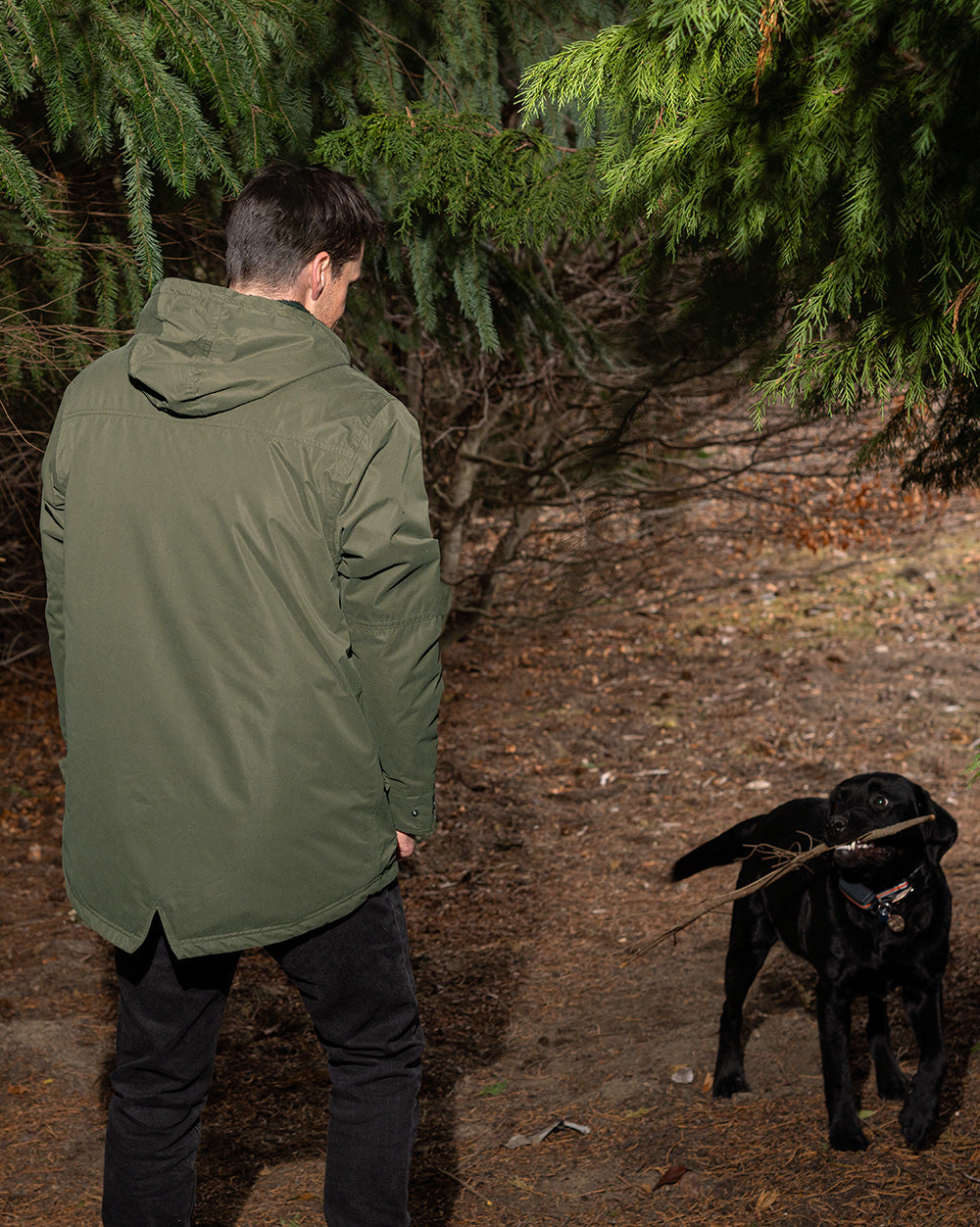 Cirrus Parka in Olive Green