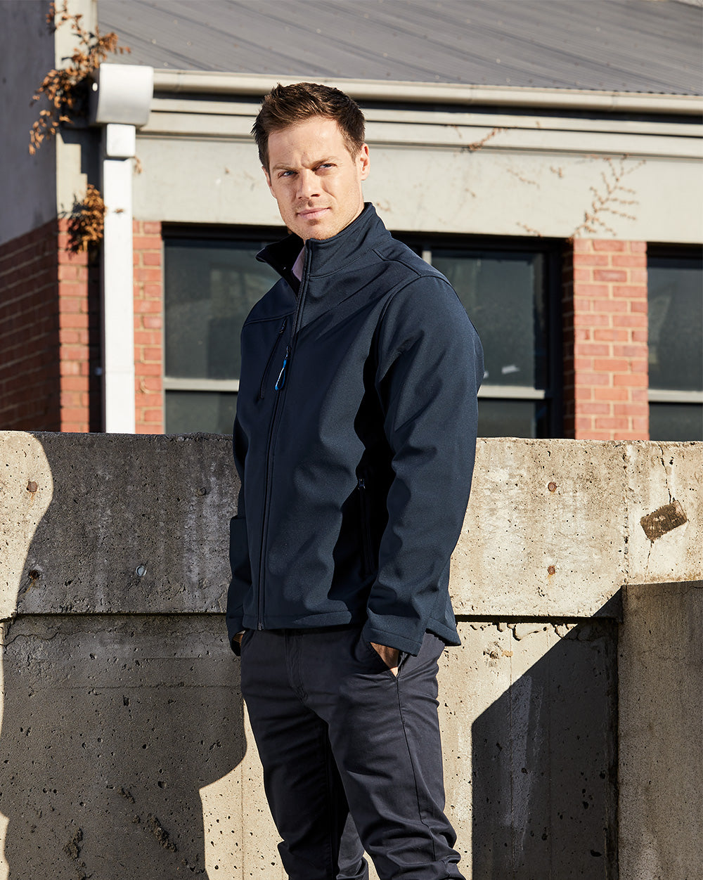 Dunstall Softshell Jacket in Navy