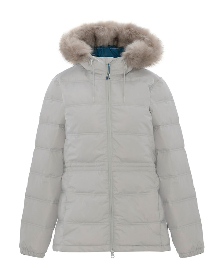 Elara Urban Puffer in Pebble Grey