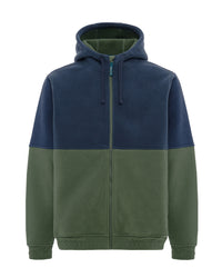 Eros Hooded Sherpa Fleece in Bay Blue