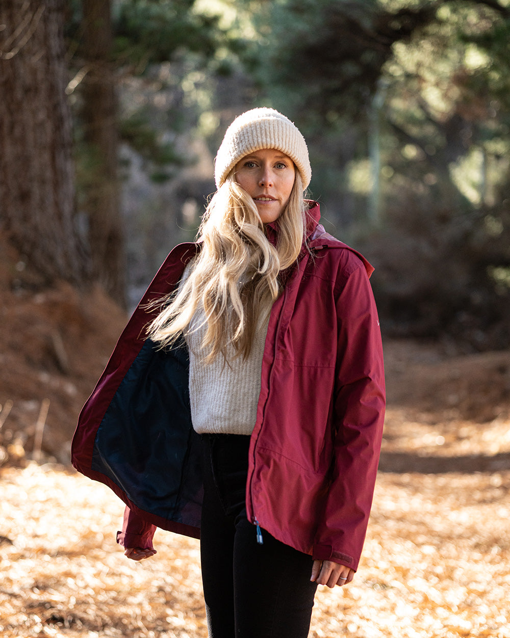 Halley Shell Jacket in Earth Red