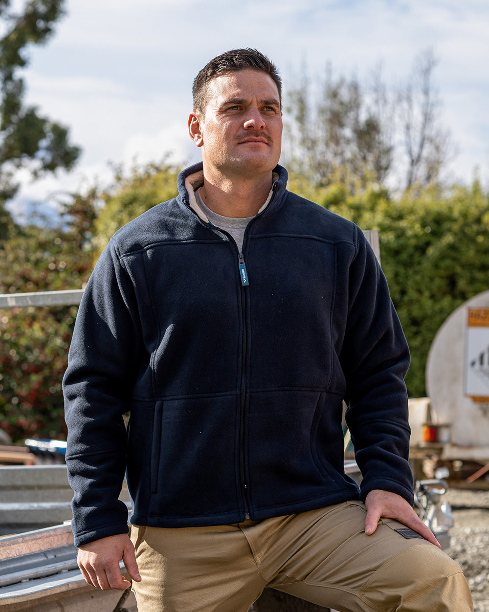 Lumber Jacket in Navy – Rainbird Clothing