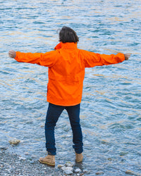 STOWaway Jacket in Fluoro Orange