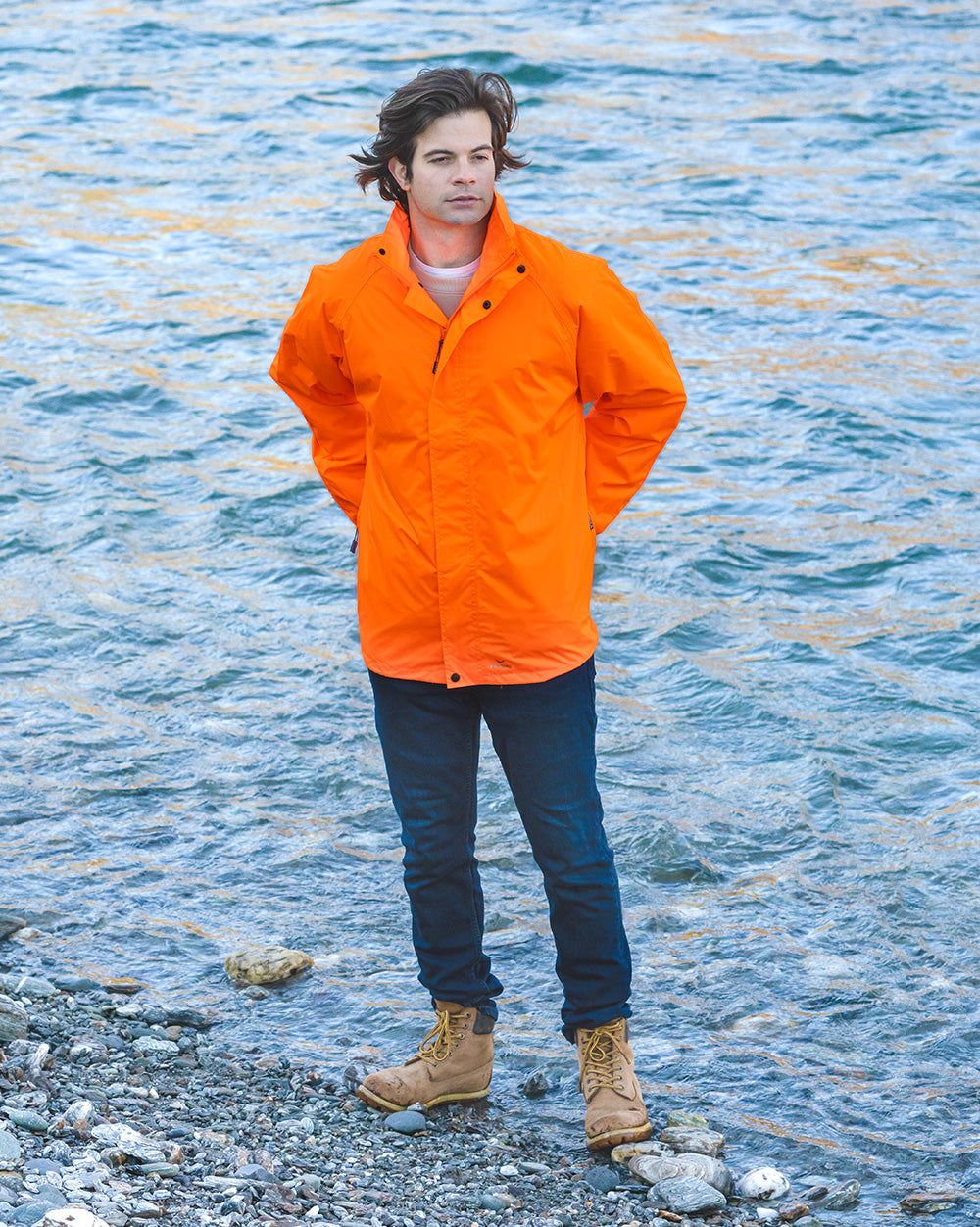 STOWaway Jacket in Fluoro Orange