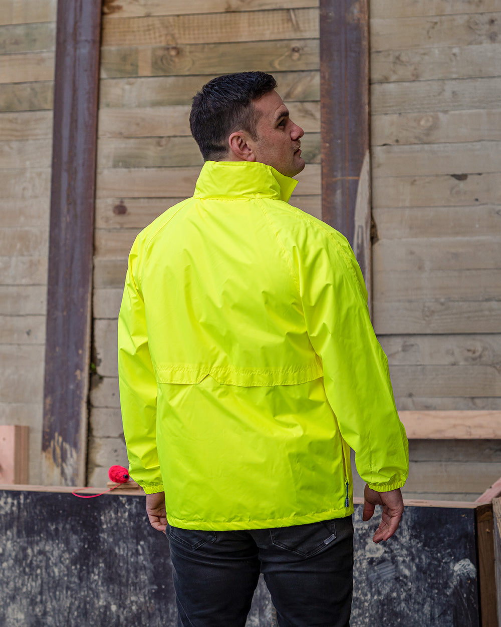 STOWaway Jacket in Fluoro Yellow