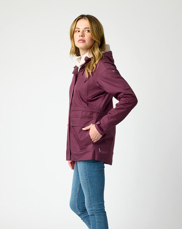 Agena 2.5 Shell Jacket in Mahogany