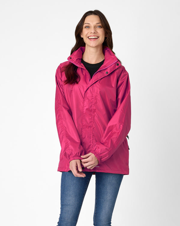 STOWaway Jacket in Raspberry